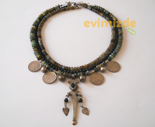 Takı KL10-Agat Kolye