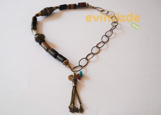 Takı KL51-Halkalı Kolye