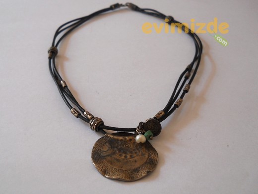 Takı KL52-Bronz Kolye