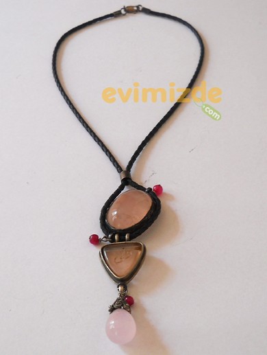 Takı KL53-Pembeli Kolye