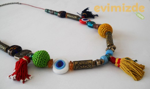 Takı KL56-Püsküllü Kolye