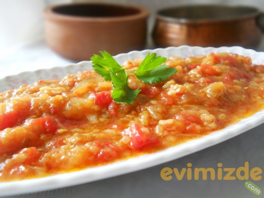 Domatesli Patlıcan Közlemesi