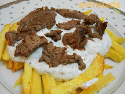 Patates Kızartmalı Soslu Bonfile